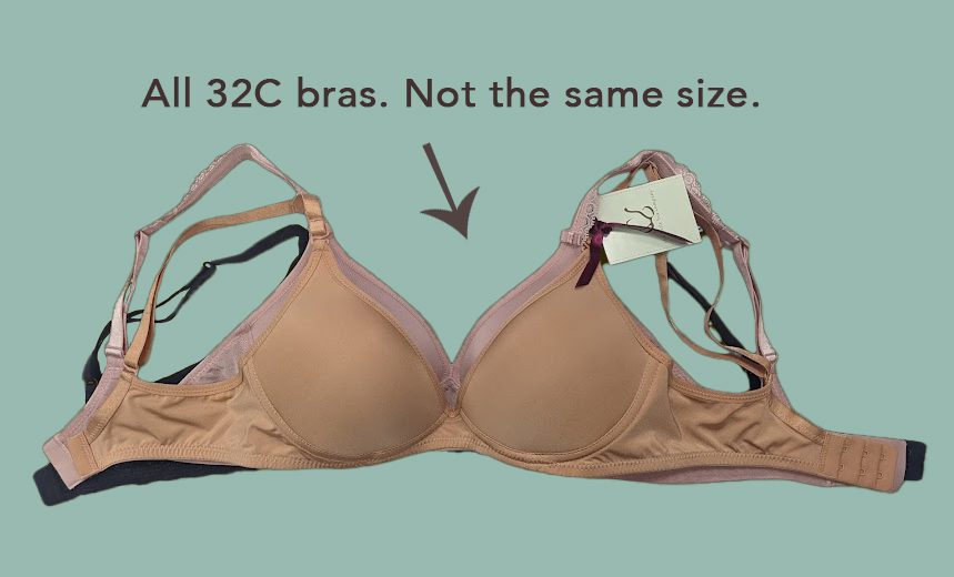 Bra Sizing is Not Consistent