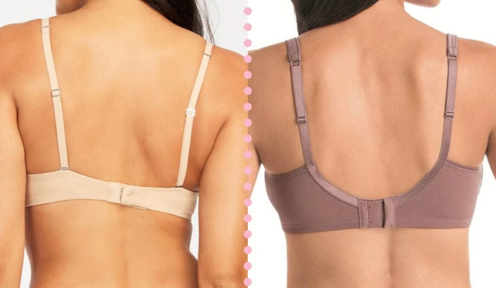 Bras with 2 hooks
