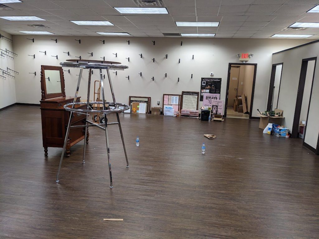 The old Grail location, emptied