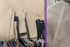 Wireless bras with side stays