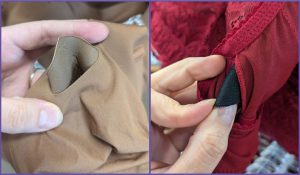 Bras with removable padding